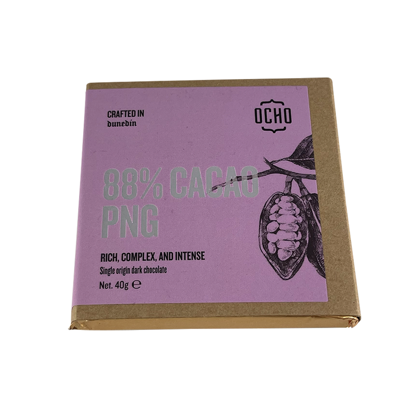 88% cacao PNG chocolate bar 40gm